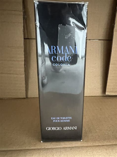 is armani code colonia discontinued